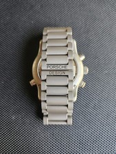 Porsche Design Rattrapante on Bracelet; Full Titanium; Ref 6613.10; Rare Auto! 9