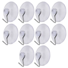 suction sucker window hooks clear wire hook 32MM ( pack of 10 ) L7P82154