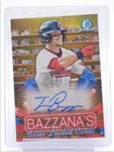 TRAVIS BAZZANA 2025 BOWMAN CHROME HOBBY STAR SHOP GOLD AUTO /50 Q0588