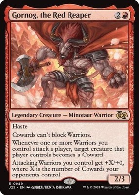 ~ Gornog, the Red Reaper (Anime) ~ NM ~ Foundations Jumpstart ~ MTG ~