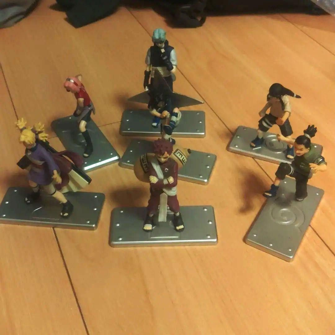 Juego de figuras de Naruto de 7 piezas de juguetes de pie coleccionables para...