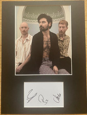 Biffy Clyro   **HAND SIGNED**   16x12 mounted display  ~  AUTOGRAPHED