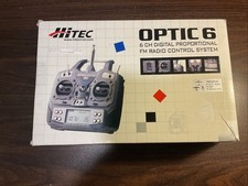 Hitec Optic 6   6 Channel FM R/C  computerize...