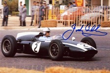 FORMULA ONE CHAMPION Jack Brabham autograph, signed glossy photograph