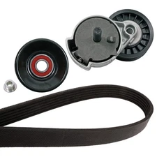 Continental Drive Belt Idler Pulley Tensioner Kit For Dodge Caravan 3.3L V6 OHV