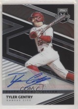 2020 Panini Elite Extra Edition Opti-Chrome Signatures Tyler Gentry #76 Auto h3a