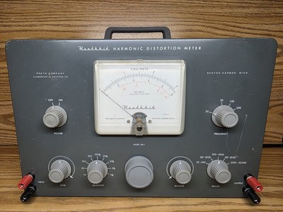 Heathkit HD-1 Harmonic Distortion Meter Completely Restored IM-58 IM-12 HP