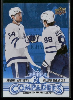 2025-26 Upper Deck Series 1 - Compadres Auston Matthews William Nylander #CM-3