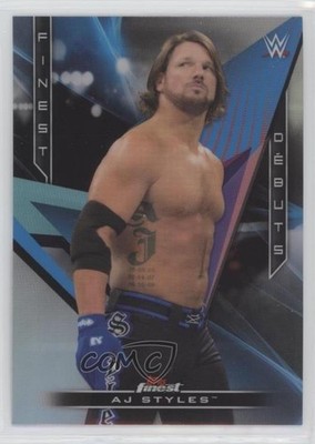 2020 Topps Finest WWE Decade's Finest Debuts AJ Styles #D-7 2o7