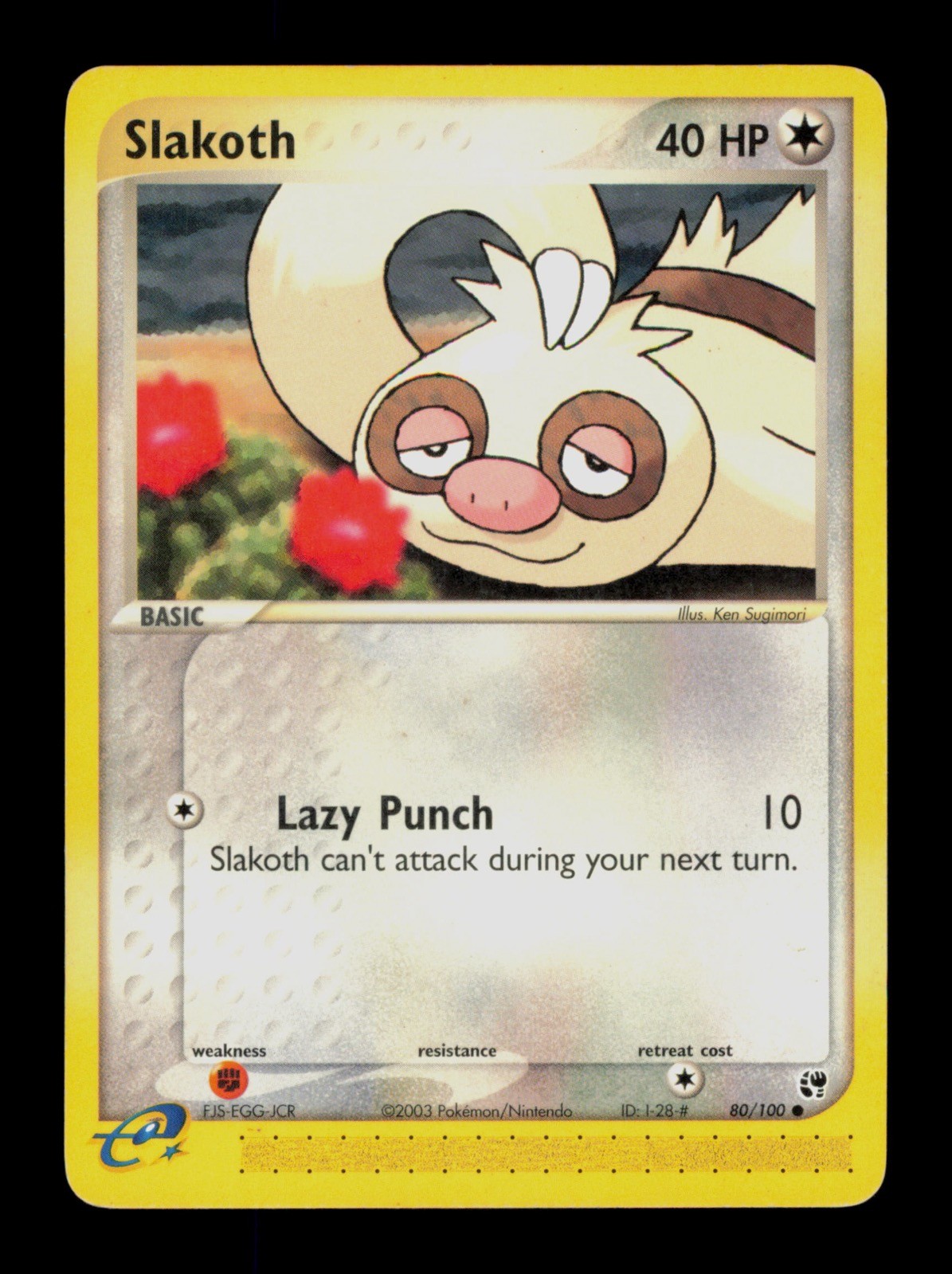 Slakoth 80/100 Pokemon Sandstorm Trading Card TCG