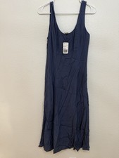 TWENTY ONE Forever 21 NEW! Dress Long Len Dusty Blue Small Size