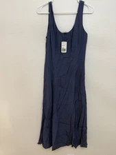 TWENTY ONE Forever 21 NEW! Dress Long Len Dusty Blue Small Size