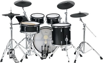 Elektronisches XDrum DD-670 Schlagzeug E-Drum Mesh Heads Rack HiHat Holzkessel