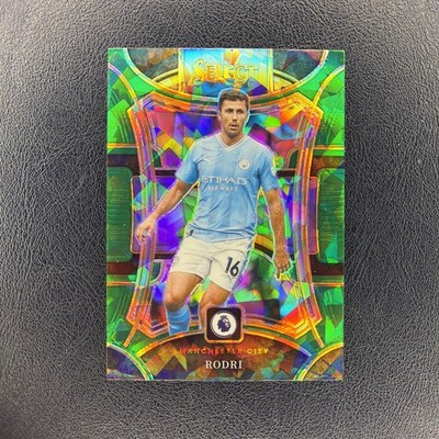 Rodri 2023-24 Select Premier League Green Cracked Ice #162 - Manchester City