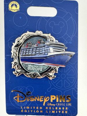DCL Disney Cruise Line Europe Ship Pin NEW Limited Release 174183