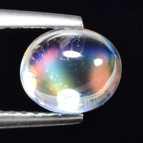BEAUTIFUL NATURAL MADAGASCAR  MOONSTONE 1.39 CT OVAL CABOCHON GEM