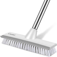 SetSail 2-in-1 Floor Scrub Brush with 51" Adjustable Handle for Hard Surfaces
