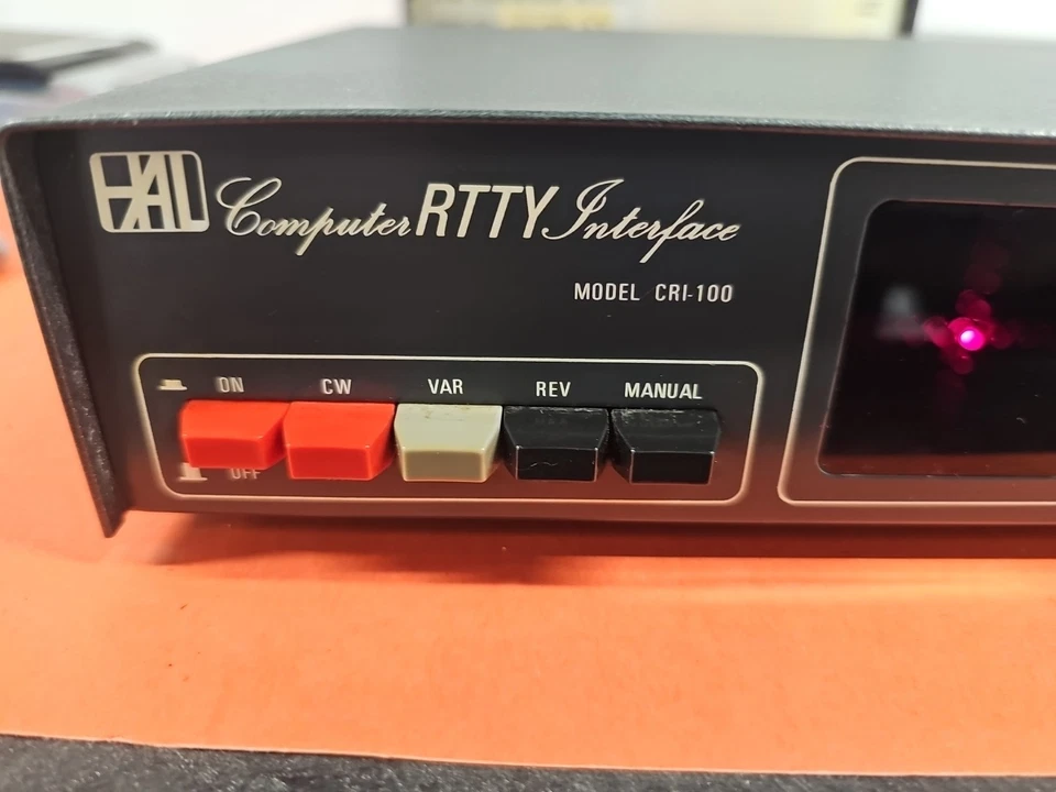 Vintage Hal COMPUTER RTTY INTERFACE CRI-100 4/Ham Radio. Untested Parts Only. K9 - Image 2 of 4
