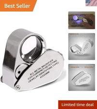 40X LED Illuminated Jewelry Loupe