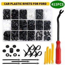 415PCS Car Bumper Clips Plastic Retainer Rivets Push Fasteners Kit Retainer