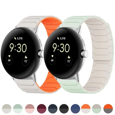 Silikon Magnet Armband für Google Pixel Watch 4 3 2 1 41mm 45mm Band Zubehör - Bild 1 von 4