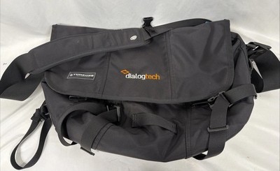Timbuk2 Classic Messenger Bag Size Medium Black Cordura Fabric 