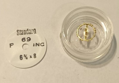 Schraubenwaage komplett mit Spirale Peseux 69 Incabloc