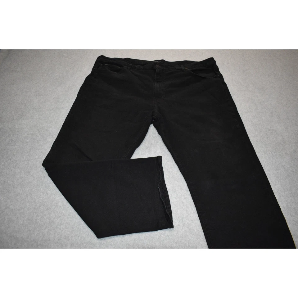 Polo Ralph Lauren Jeans Mens Size 48 x 32 Black Denim Hampton Relaxed Straight  - Image 2 of 4
