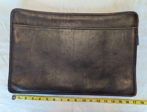 Vintage Coach Zippered Padfolio / Document Case (Style #3903) Portfolio