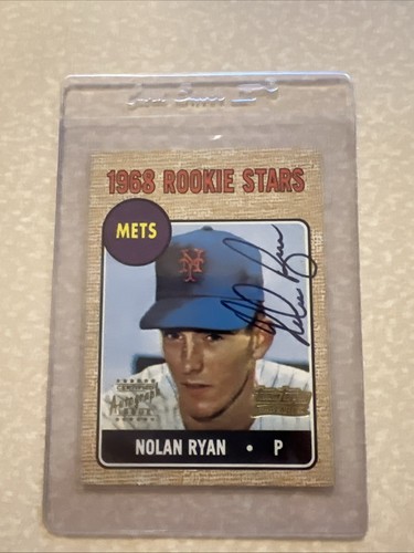 Nolan Ryan #TT7R 2001 Topps Team Legends Autograph card