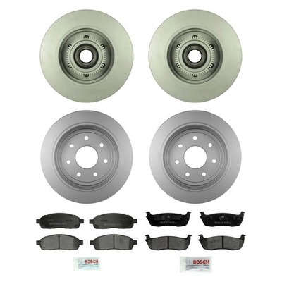For Ford F-150 Heritage 04 Brake Kit QuietCast Premium Front & Rear Brake Kit w