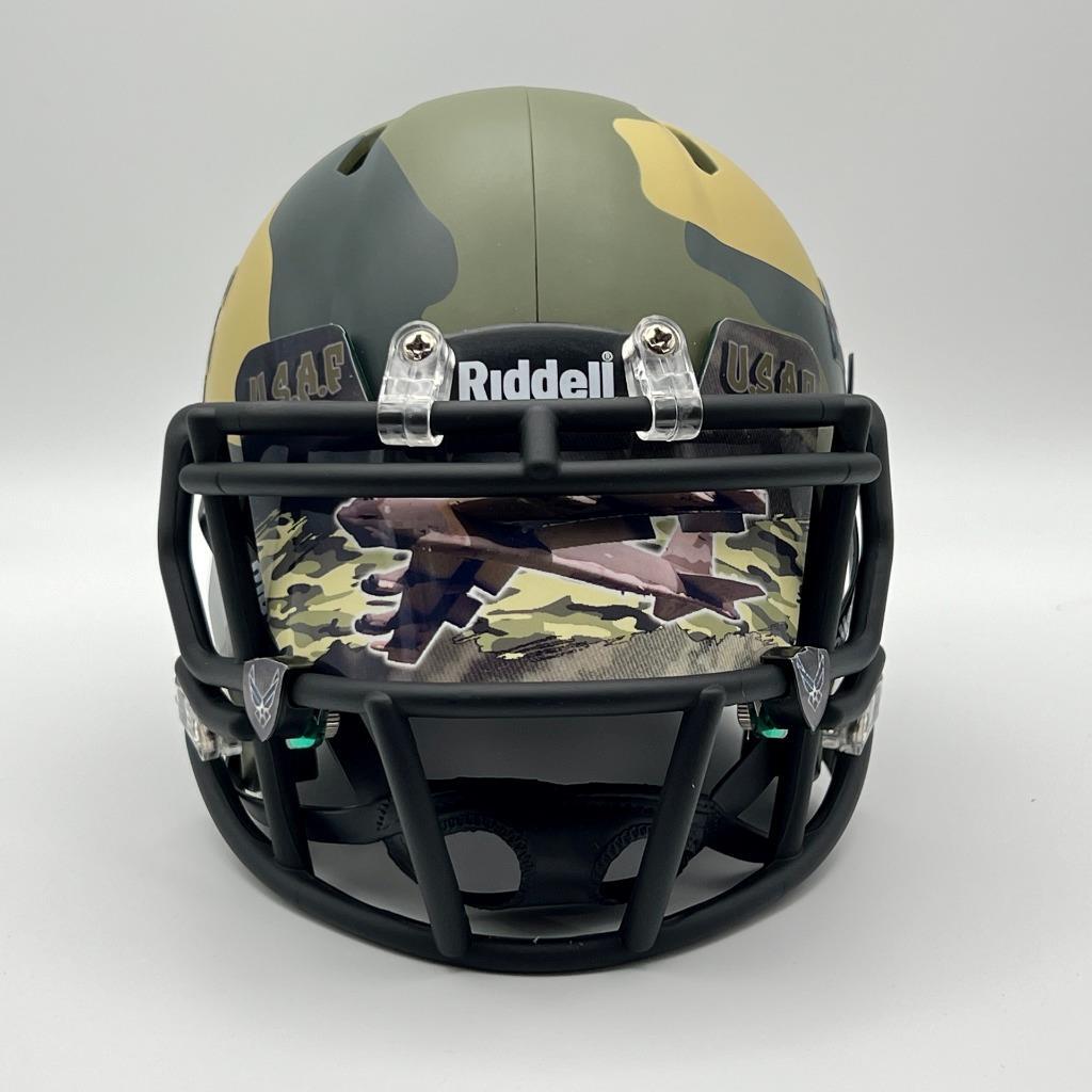 CUSTOM* AIR FORCE FALCONS NCAA Riddell Speed AUTHENTIC Football Helmet