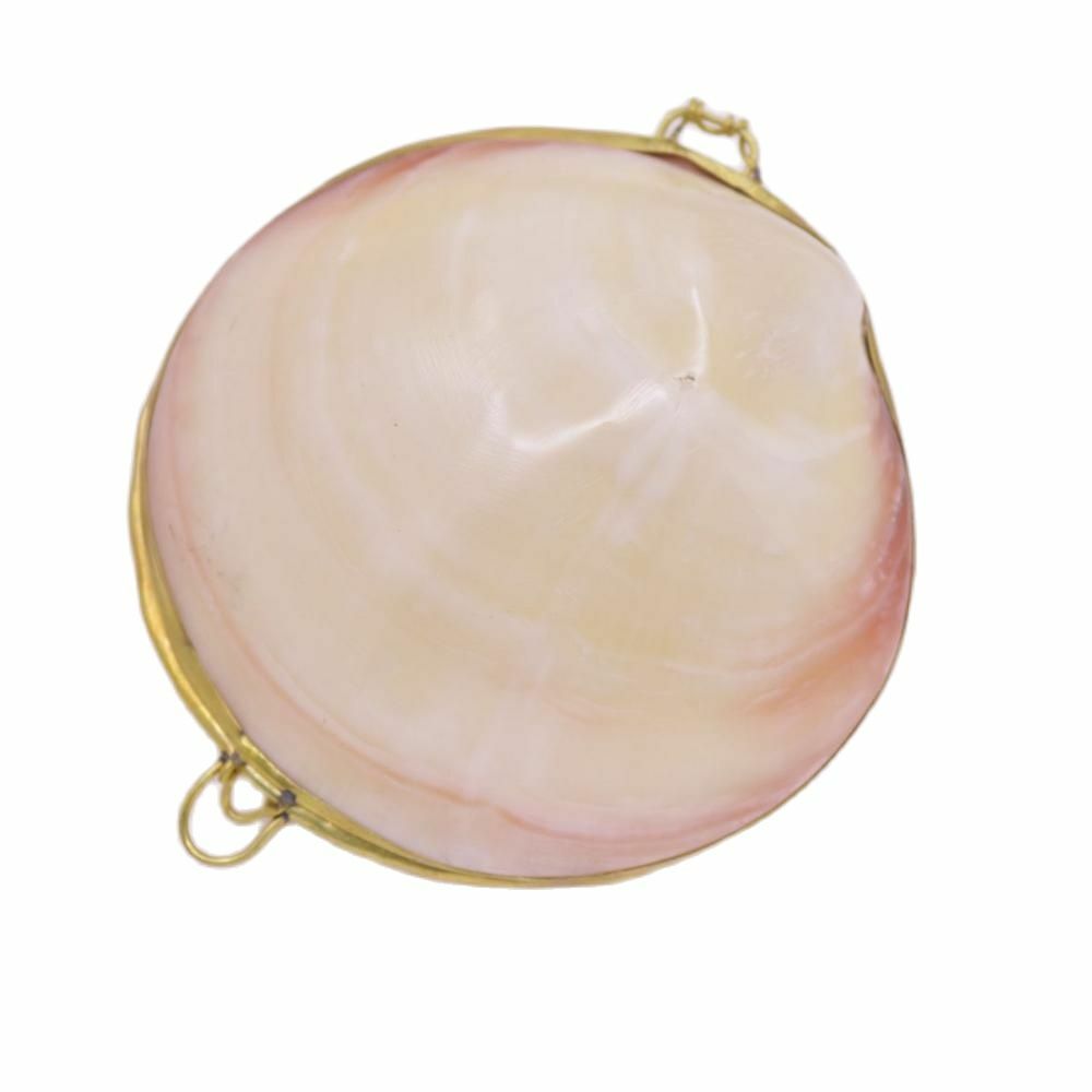 70mm-75mm Clam Shell Jewelry Box Natural White Mother of Pearl Box 1PCS