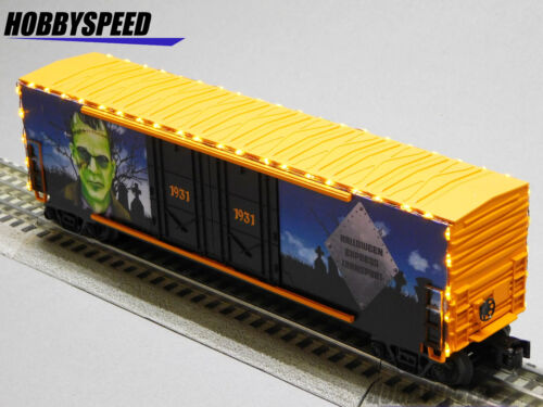 MTH RAILKING HALLOWEEN FRANKENSTEIN EXPRESS TRANSPORT 1931 BOXCAR 30-70130C NEW - Picture 10 of 11