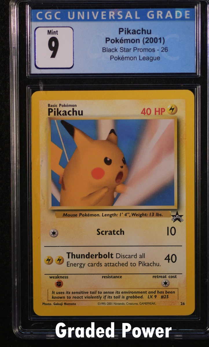 Promo Pikachu Black Star Promo CGC 9 (9040) #26 Pokemon