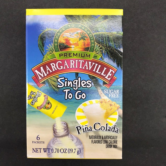 Margaritaville Singles To Go Pina Colada Sugar Free Drink Mix (6 Boxes
