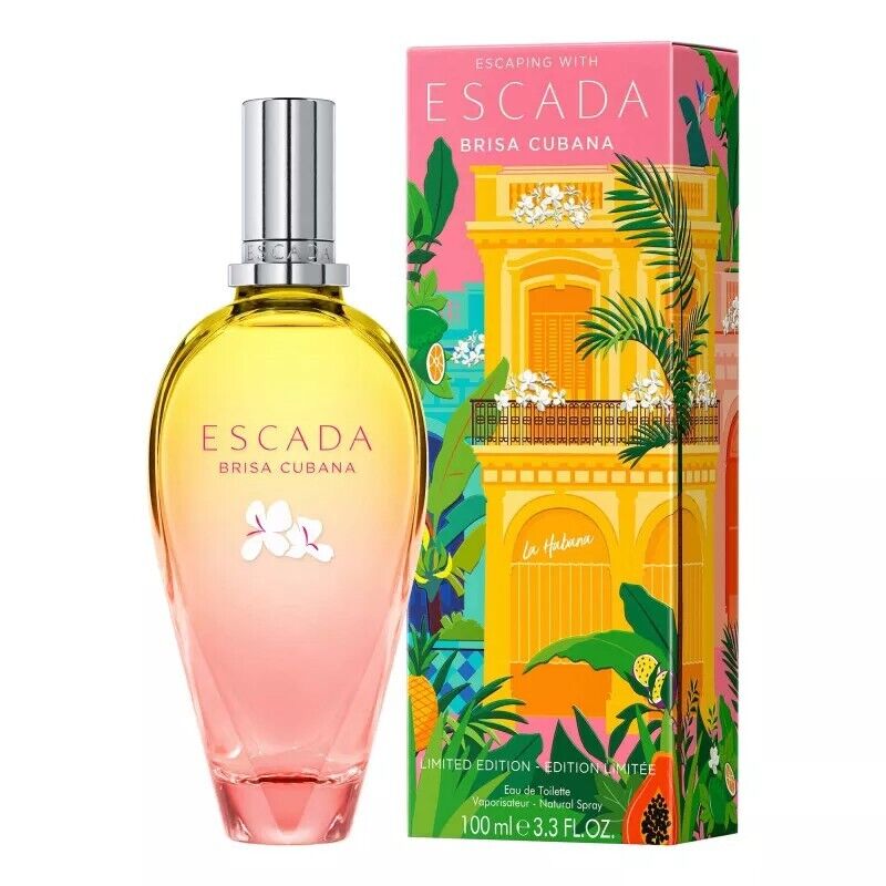 Escada Brisa Cubana Eau De Toilette Spray By Escada - 3.3 oz Escada Brisa Cubana Eau De Toilette Spray By Escada - 3.3 oz