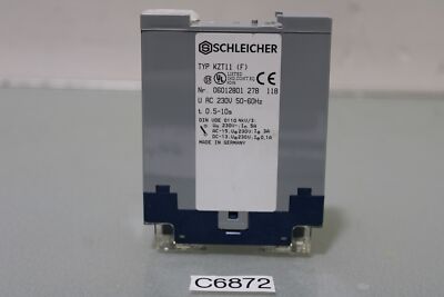 Schleicher KZT 11 Time Relay 230V 50-60Hz (C6872-R26)
