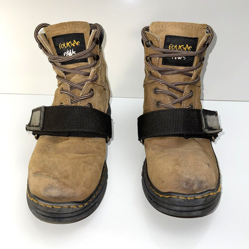 Cougar Paws Roofing Boots Size 11 Peak Performer CPPP Leather Men Pat Pend Soles