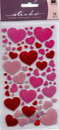 Pegatinas Sticko VALENTINES~Corazones, AMOR~¡Adorables! ¡Tú eliges! ¡ENVÍO RÁPIDO!¡! - Imagen 11 de 24