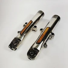 Harley Davidson 14-23  Touring 49mm Scorched Chrome Lower Fork Legs Sliders