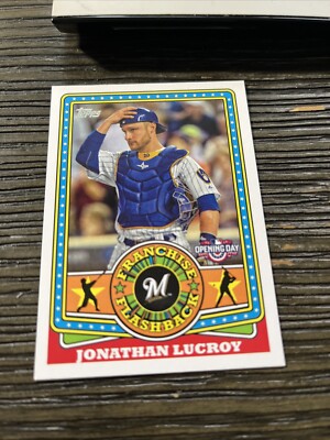 2015 Topps Opening Day Franchise Flashbacks #FF16 Jonathan Lucroy Milwaukee