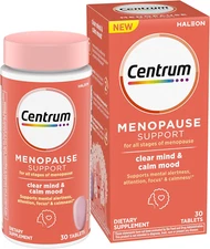 Centrum Clear Mind and Calm Mood Menopause Support Tablets, Enxtra, 30 Count