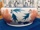 9” Pottery Floral Glazed Round Planter Bowl For Plant/Bonsai/Succulent Vintage — photo 3