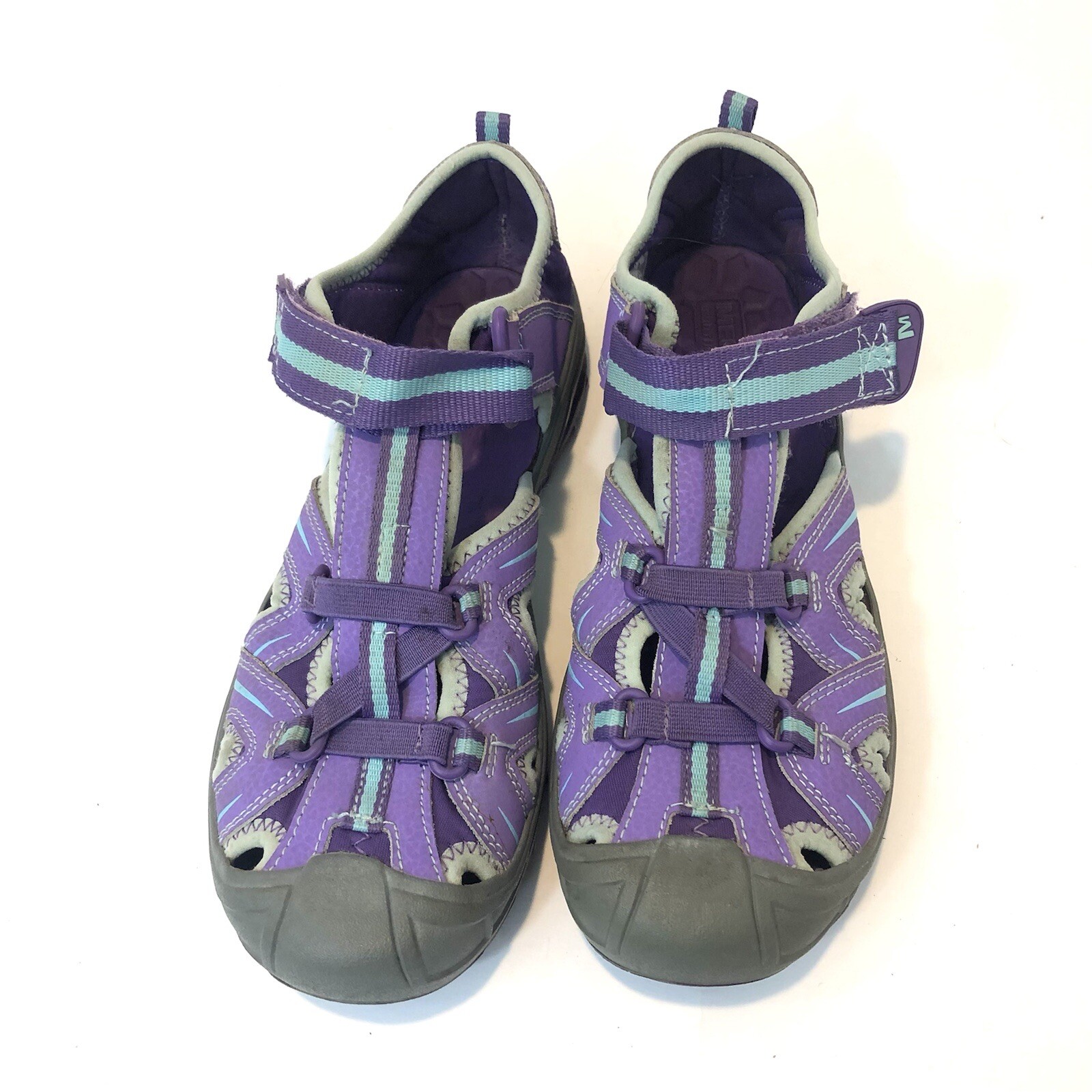 MERRELL Hydro sandali impermeabili punta chiusa grandi bambini taglia 5 viola scarpe da trekking