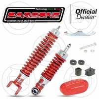 Komplett-Set StoßDäMpfer Vorne + Hinten Verstellbar Rot Vespa 50 Special