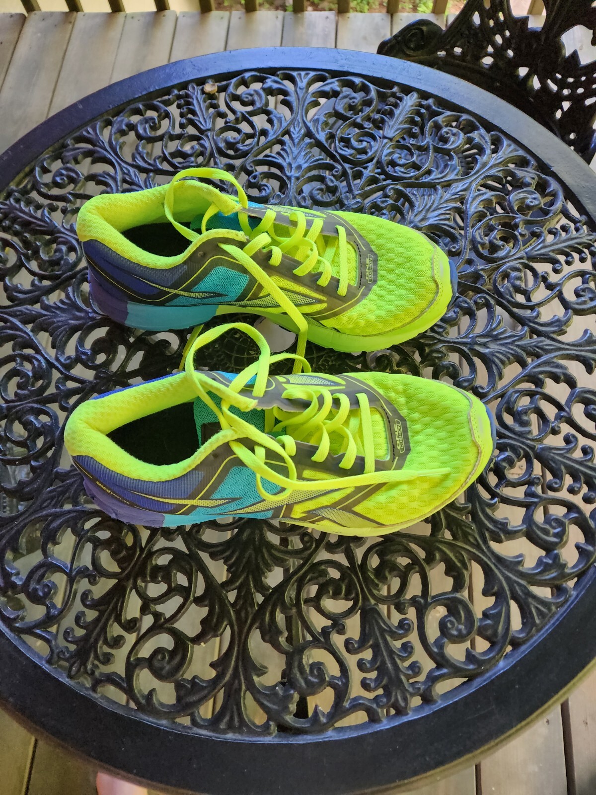 reebok lime green shoes