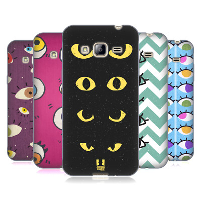 HEAD CASE DESIGNS DOODLES AUGEN SOFT GEL HANDYHÜLLE FÜR SAMSUNG HANDYS 3