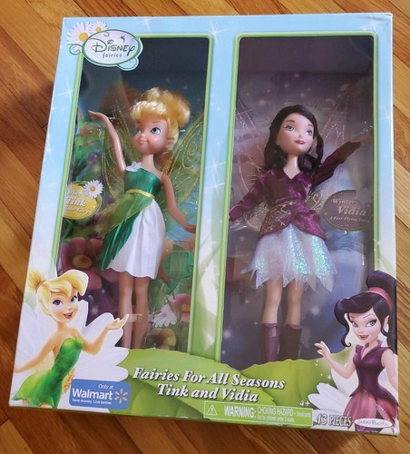 Disney Feen für alle Jahreszeiten **Tink and Vidia** 2011 JAKKS Pacific ""NEU"" SELTEN - Bild 5 von 9