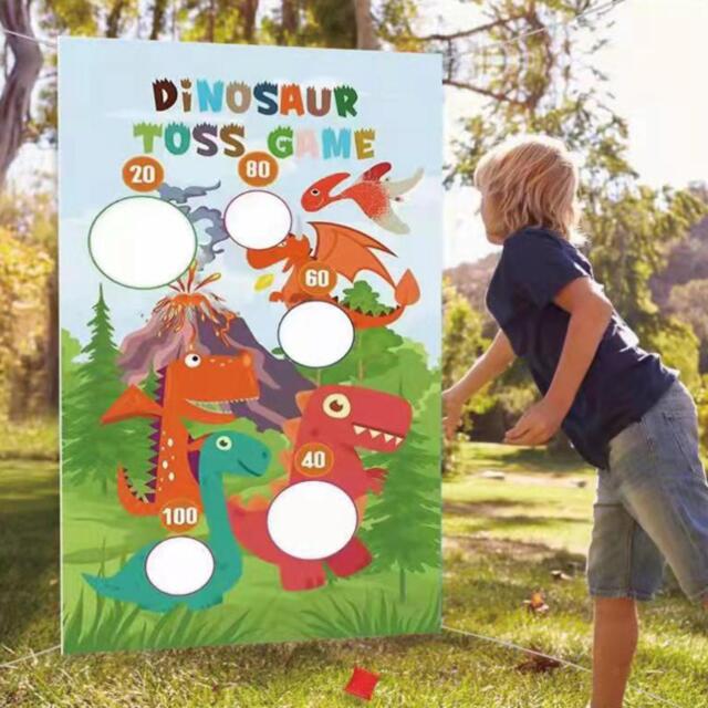 Dinosaur Toss Games Set Party Supplies Carnival Games Camping Game Family